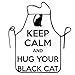 Produktbild Chef Bib Apron, Durable Spun Poly Cotton, Cooking Kitchen Restaurant Uniform Aprons for Men Women-Keep Calm and Love Cats