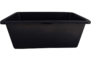 ‎HOSSI'S WHOLESALE 1 Stk. 90 Liter Mörtelkasten | Tuppe | Mörtelwanne | Zementkübel | Maurerwanne