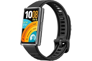 HUAWEI BAND 11 PRO Smart Watch, AMOLED Display, Sleep & Stress monitoring, 14 Days Battery, 50m Water Resistance, Fitness, Health Tracker, Android-OS, Black, 12-Months HuaweiCare+ (Amazon Exclusive)