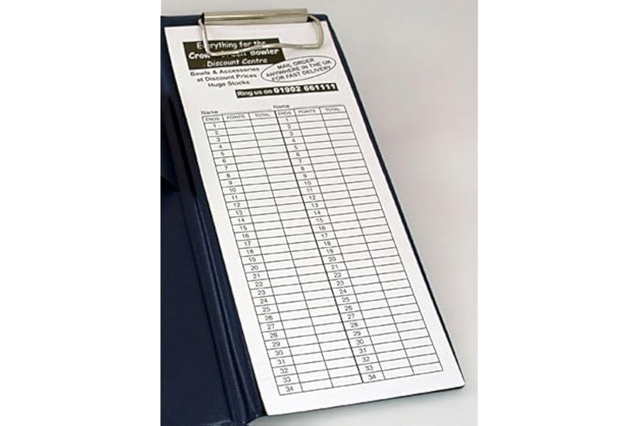 Stevens Crown Green Bowls Scorecard Pack of 1000