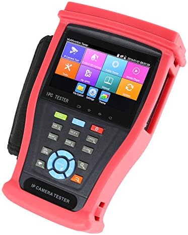 OnvianTech 4.3" Touch Screen IP Camera Tester HD CVI TVI AHD CCTV Tester PoE Test HDMI In & Out WIFI PTZ Controller OSD Menu TDR UTP Cable Test IPC4300ADH Plus