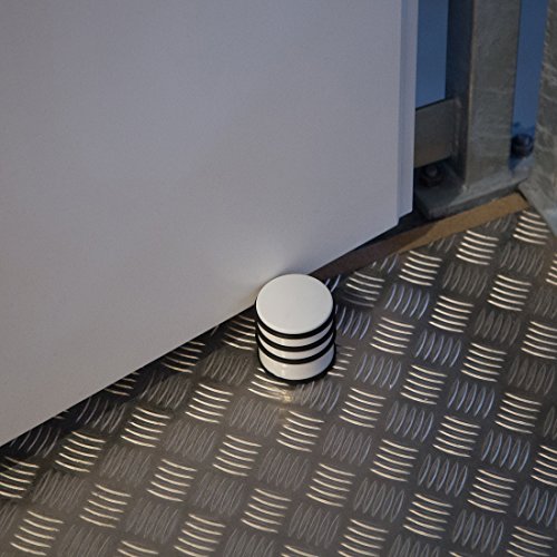 Levivo Türstopper, Türpuffer aus Edelstahl im 4er-Set, Weiß - 6