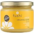 Fushi Organic Ghee 230g – Organic Certified | English Ghee | Vegetarian, Clarified Pure Ayurveda Grass Fed Butter | Ghee Butter from Free Range Grass Fed Cows | Healthy Cooking, Nutrition