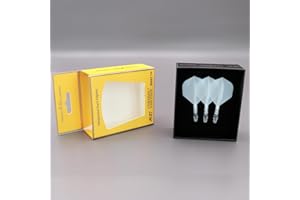 CUESOUL Rost T19 Eje y Vuelo de dardo Integrados, Forma estándar, Juego de 3