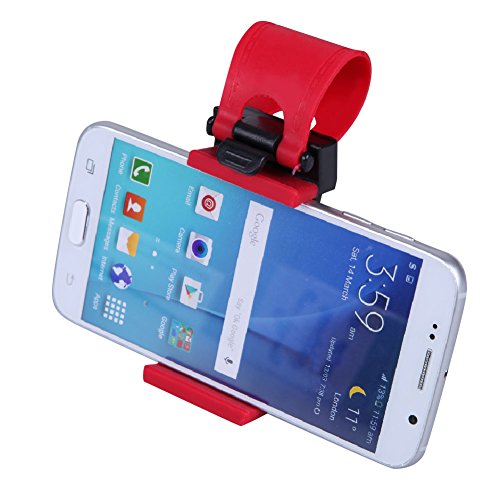 Demiawaking Supporto Universale Porta Cellulare da Volante Auto per iPhone Smart MP4 Phone GPS