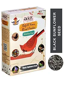 JiMMy Black Sunflower Seeds - 400g Pack