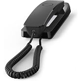 Gigaset Desk 200 &ndash; Kablolu yer tasarrufu sağlayan elastik kablolu telefon &ndash; 10 kısa se&ccedil;im girişi &ndash; se&ccedil;im tekrarlama &ndash; MFV vey