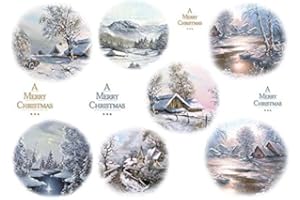 Zita`s Creative Rice paper A3 Merry Christmas motif straw silk, straw tissue paper, decoupage paper