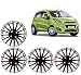 Auto Pearl - Premium Quality Car Full Wheel Cover Caps Black and Silver 13 Inches Press TypeFor - Chevrolet Beat RS.1299.00