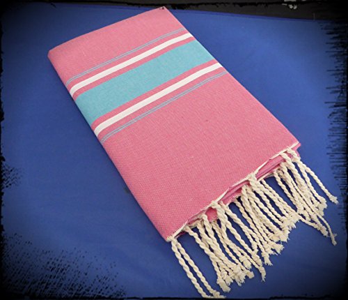 Preisvergleich Produktbild Modisches Strandtuch, Fouta, 100 % Baumwolle Djerba