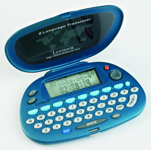 Preisvergleich Produktbild Lexibook NTL800 - Elektronischer Übersetzer mit 8 Sprachen, dunkelblau