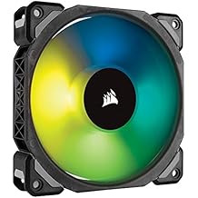 Corsair 120 mm Premium Magnetic Levitation RGB LED Fan - Black (Renewed)