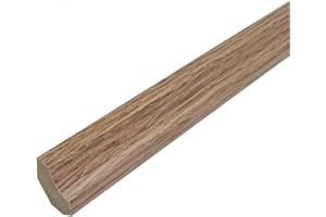 FLOORING DIRECT Laminate Scotia Floor Beading 2.4m x10 Lengths (Forest Oak)