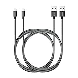 Anker [2-Pack Lightning Kabel 1.8m Nylon Apple iPhone ipad Ladekabel [Apple MFi Zertifiziert] fr iPhone XS/XS Max/XR/X/ 8/8 Plus/ 7/7 Plus/iPad und weitere (Grau) - 