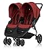 Britax B-Agile Double Pushchair from Birth to 4 Years (Chili Pepper)