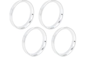 X AUTOHAUX 4pcs Bague de Centrage 65.1 à 57.1mm Aluminium Alliage Voiture Moyeu Anneaux Centriques