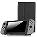 Price comparison product image Fintie Protective Case for Nintendo Switch - Premium PU Leather Slim Fit Play Stand Cover for Nintendo Switch 2017, Black