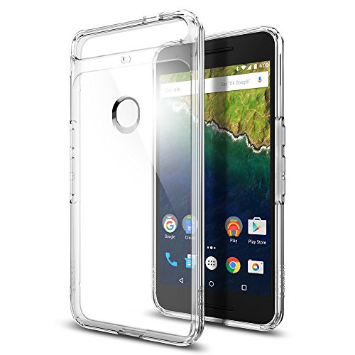 Spigen Ultra H  brido SGP11796 - Funda para Nexus 6P  tecnologia de coj  n de aire   cristal claro