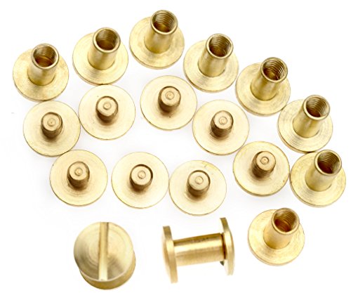 10Paar 8x4.5mm Gürtelschrauben Buchschrauben Buch Gürtel Schrauben