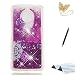 Produktbild Motorola Moto E4 Plus Handyhülle,Motorola Moto E4 Plus Hülle,TOUCASA Transparent Flüssig Bewegende Treibsand Silikon TPU,Transparente Kristallklaren Sparkly Silikon TPU Weich,Ultra Dünn Glitzer Quicksand Design Kratzfestes Schutzhülle Flüssig Hülle für Motorola Moto E4 Plus (Lila)+ Gratis Touch Stylus Pen & Staubstecker
