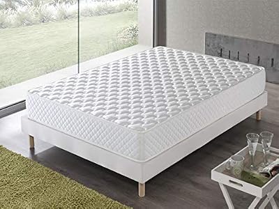DAGOSTINO HOME MATELAS FLORIDA 140X190+20CM.MÉMOIRE DE FORME & LATEX: Orthopédique, Réversible (hiver/été), Soutien parfait de la colonne vertébrale.