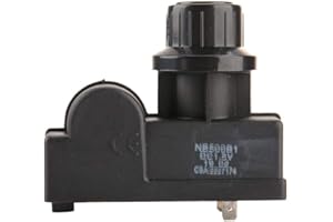 GARSENT Allumeur à impulsions Bouton poussoir Grill Allumeur Allumeur électronique Allumeur haute fréquence Allumeur automatique interrupteur(2 prises)