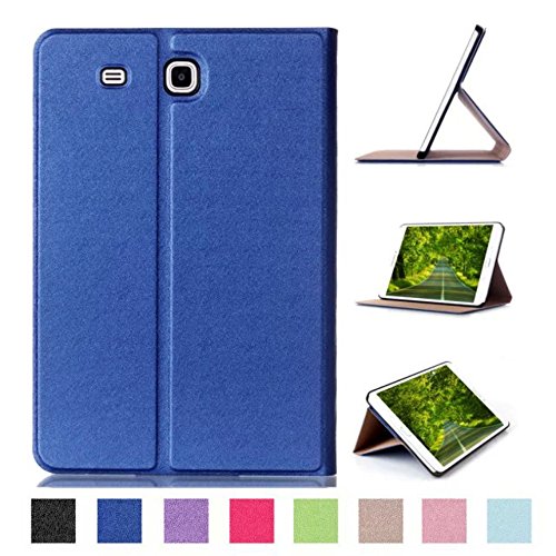 Smart Cover für Samsung Galaxy Tab E SM-T560 T561 9.6 Zoll Case Stand Slim Flip Book Cover Folio Skin (Blau) NEU