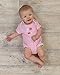 The Essential One - 3 Pack Baby Girl Balloon Bodysuits Vests- Pink - 0-3 Months - ESS136