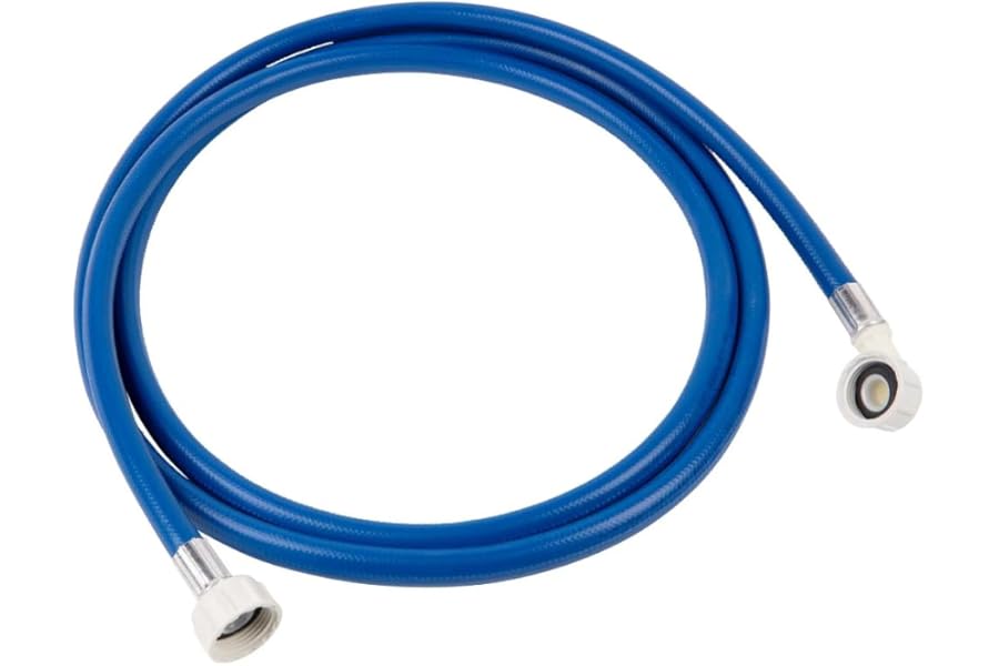 JD Brands Universal Washing Machine and Dishwasher Cold Water Inlet Hose [1.5m / 2.5m / 3.5m] | Cold Fill Feed Pipe with 3/4 Inch BSP Fittings | Compatible with Most Main Brands (2.5m)