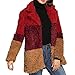 Produktbild TianWlio Jacken Parka Mäntel Herbst Winter Warme Jacken Strickjacken Damen Mäntel Colorblock Kunstpelz Damen Freizeitjacke Warmer Winter Mantel Umdrehen XXL