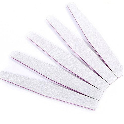Sindy 5x Nail Feilen Nagelfeile Zebrafeile Ergonomicfeile Nagelfeilen Körnung 100/180