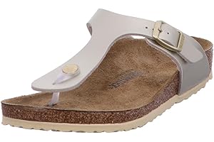 BIRKENSTOCK Gizeh Electric Metallic Gold Birko Flor dziecięce klapki japonki dla dziewczynek