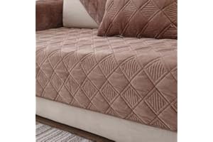 YWQJL Samt Sofabezug Sofaschoner antirutsch1 2 3 4 Sitzer,l Form Sofaüberwurf rutschfest,Sofa Überzug hundedecke Sofa Couch Überzug Couch Überzug Sofa Überwurf (#11, 70x180cm)