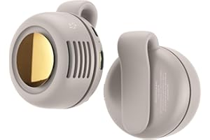 Oniissy Mini ventilateur portable rechargeable par USB | Ventilateur électrique silencieux sans pales pour clip de taille | Petits accessoires de refroidissement de voyage | Pour extérieur/intérieur