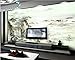 Produktbild Qinmon 3D Wandbild Tapete Dekoration Wandtattoo Custom-Style-Tinte Landschaftsmalerei Foto Foto Wand-Aufkleber Wohnzimmer Schlafzimmer 150Cmx100Cm