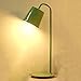 Produktbild Baoduohui Moderne Glanz Creme Grüne Metall-und Retro-Stil Laterne Nachttisch Lampe, Metall Tischlampe, Schlafzimmer Schreibtisch Lampe, Hotel Dekorative Tischlampe Schnittstelle E27 Grün