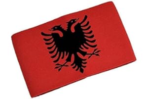 BENOBLER Kapitänsbinde Spielführerbinde ALBANIEN rot Junior Senior