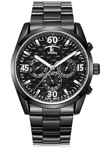 Alienwork IK mechanische Automatik Armbanduhr Multi-funktion Automatikuhr Uhr schwarz Metall 98541G-A Alienwork IK mechanische Automatik Armbanduhr Multi-funktion Automatikuhr Uhr schwarz Metall 98541G-A