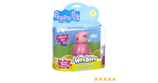 peppa pig weebles grandma and grandpa house set