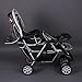Exclusive Tandem - Twin Pram brown - BambinoWorld