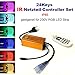 Produktbild 24 Keys Infrarot IP65 Netzteil Controller Set für 230V RGB LED Strip Streifen Lichtschlauch 24 Keys Infrarot (IR) Fernbedienung, Keine Dimmfunktion