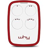 WHY EVO Telecomando rolling code multifrequenza da 280 a 868 mhz, apricancello autoapprendente programmabile, radiocomando ad