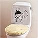 Produktbild amazing-trading(TM) Toilet Decal Decor Bathroom Ensuit Vinyl Wall Sticker Sign Funny Sticker by amazing-trading
