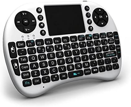 FAVI L1 2.4GHz Wireless USB Mini Keyboard with Mouse Touchpad - White (FMKRFL1W)