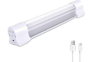 Barra Luminosa LED, LETOUR Barra Luminosa da Lavoro a Tubo Magnetico a LED, 5 Livelli dimmerabili Lanterna da Campeggio Luci Portatili Ricaricabili USB Durata per 60 Ore