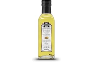 Valnerina Tartufi White Truffle Oil 100ml | Huile D'olive Aromatisée à La Truffe Blanche | Assaisonnement Au Parfum De Truffe | Bouteille 100 ml.