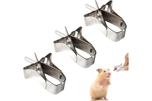 VAEIORP 1 pcs Pinzas Comida Pajaros Jaula Pajaros Comedero Clip para Loros Aves Comida Titular Clip de Comida para Pajaros Comedero para Aves Loros Canarios Periquitos