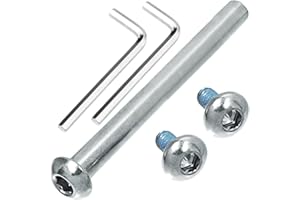 OTFAITP 24 mm - 120 mm M8 Screw for Replacement of Child Kick/Adult Scooter Wheelchair Folding Table and Chair Repair