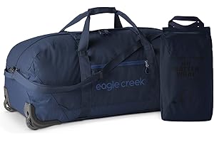 Eagle Creek No Matter What Reisetasche mit Rollen, 130L Volumen, Duffel Bag, Wasserabweisend, Robust, Atlantic Blue