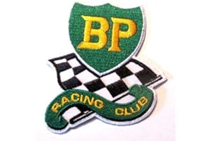 hotrodspirit Patch BP Racing Club 7.5 x 6.5 cm Stemma termoadesivo Garage Giacca Camicia